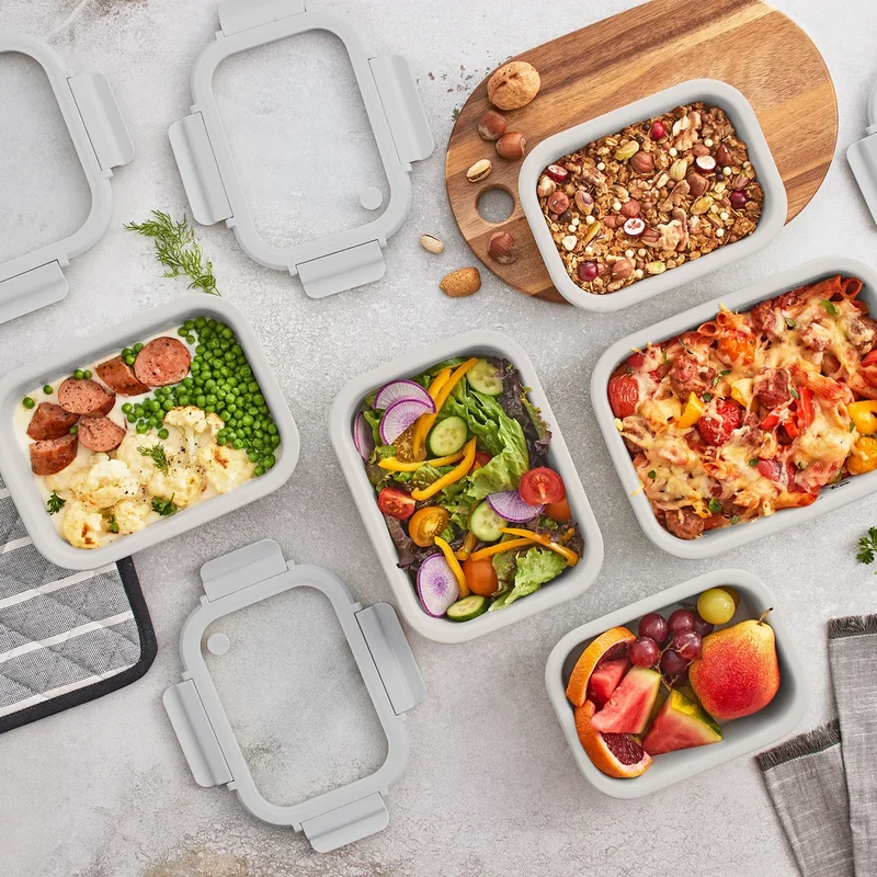 SAFDIE & CO. INC - Ensemble de Rangement en Céramique pour Aliments, 10 Pièces