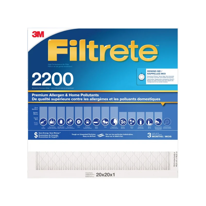 3M FILTRETE - Filtre à Air Grand Rendement MPR 2200