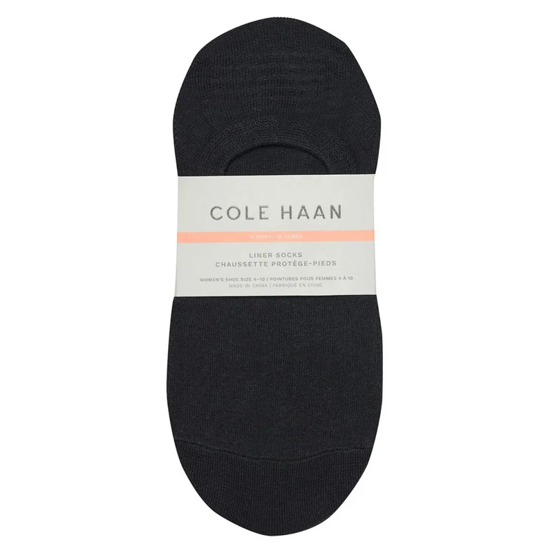 COLE HAAN - 10 Paires de Chaussettes Protège-Pieds pour Femme