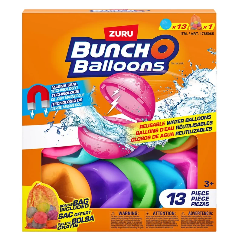 ZURU - Paquet de 13 Ballons d'Eau Réutilisables Bunch O Balloons