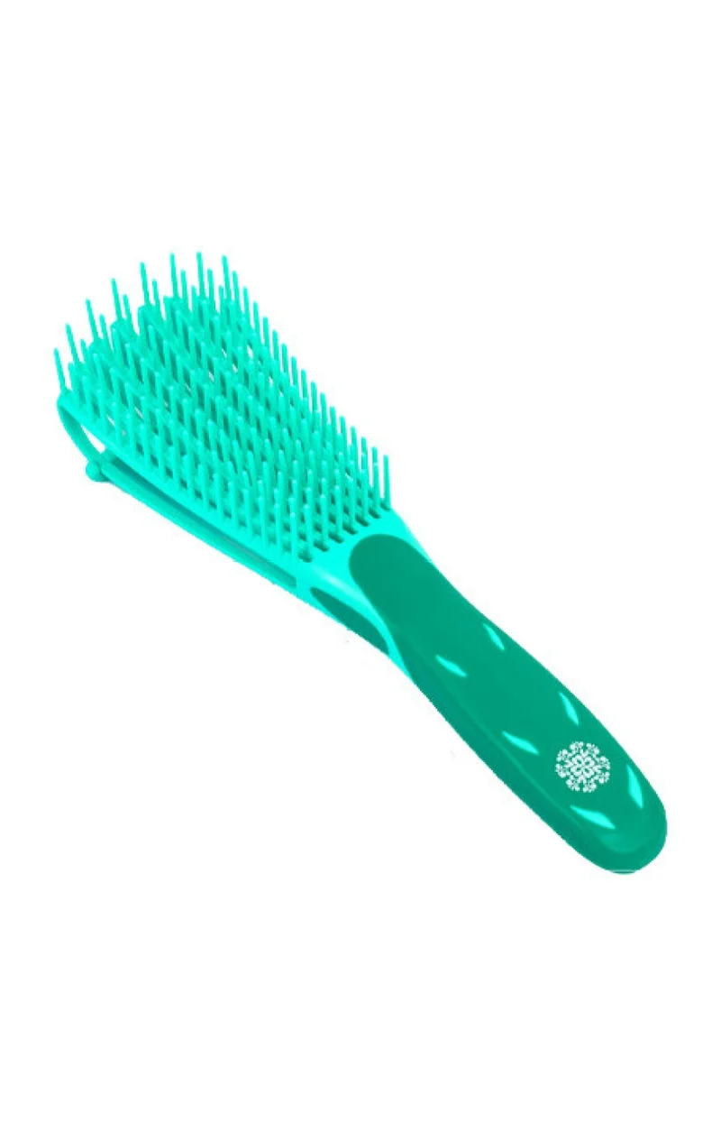 Brosse à cheveux démêlante - Turquoise