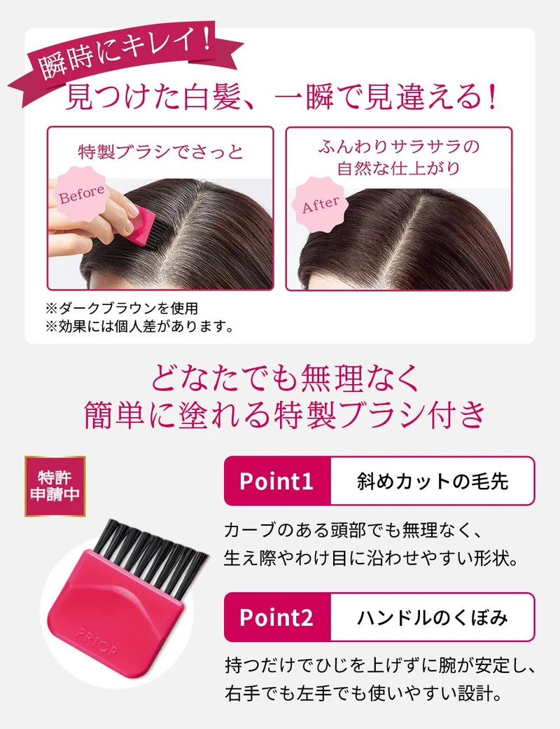 PRIOR Hair Foundation Brown 3.6 g