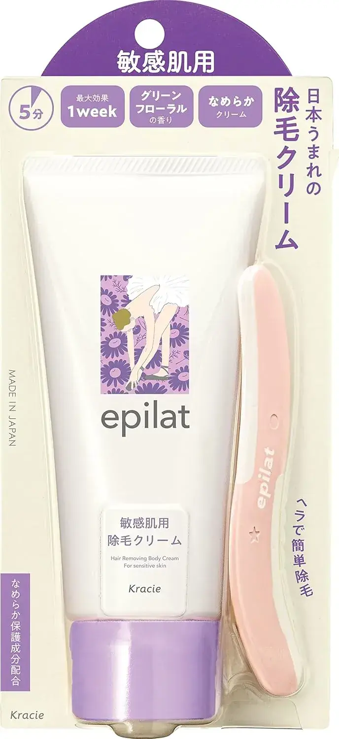Epilat Sensitive Skin Hair Removal Cream with Applicator 160g