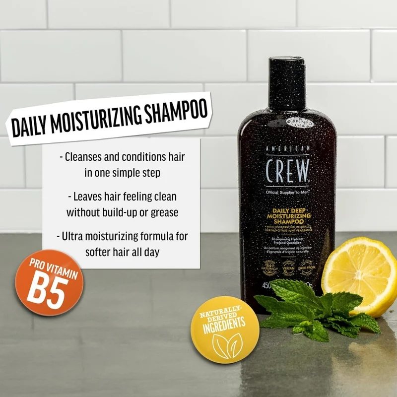 Shampoing hydratant en profondeur "Daily Deep Moisturizing Shampoo" - Pour cheveux normaux à secs