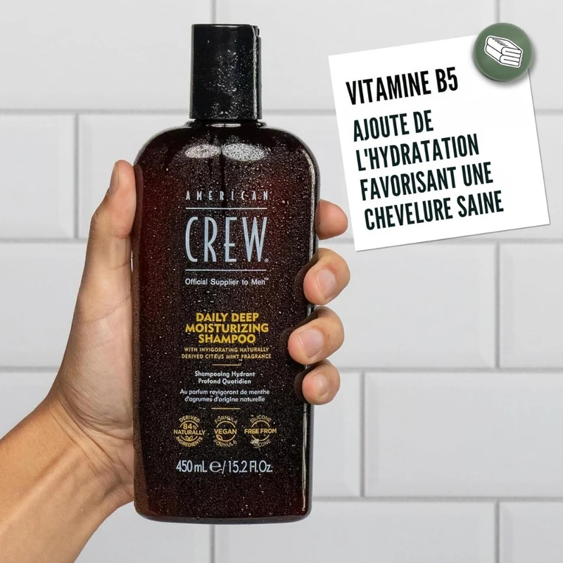 Shampoing hydratant en profondeur "Daily Deep Moisturizing Shampoo" - Pour cheveux normaux à secs