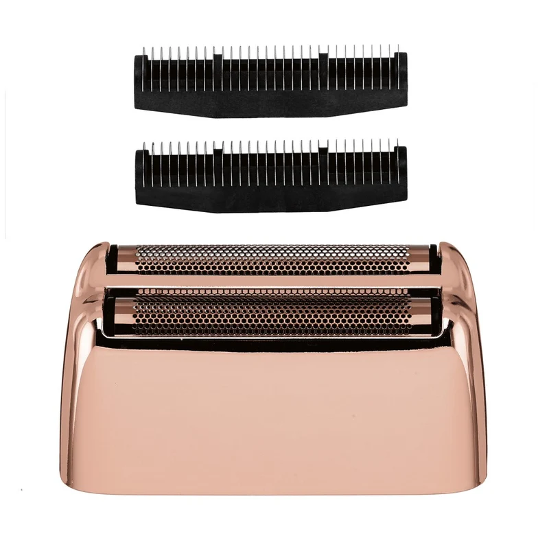 Tête et système de coupe de rechange FXRF2RG pour les rasoir à double grille "FoilFXF" - Or rose