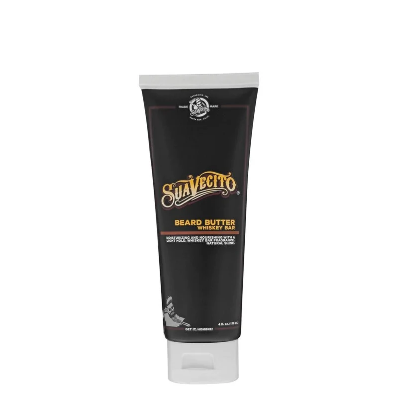 Beurre à barbe "Beard Butter Whiskey Bar" nourrit, hydrate et adoucit - Tenue légère (118ml/4.0oz)