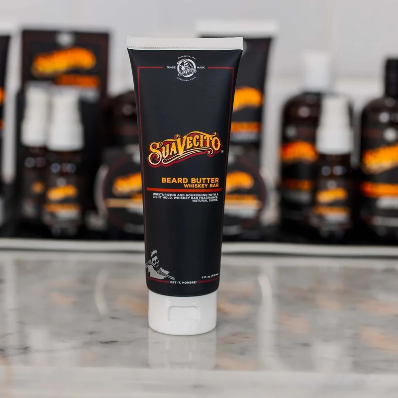 Beurre à barbe "Beard Butter Whiskey Bar" nourrit, hydrate et adoucit - Tenue légère (118ml/4.0oz)