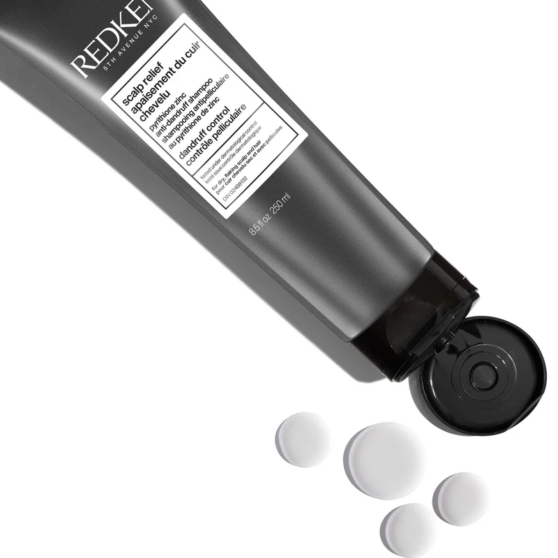 Shampoing antipelliculaire "Scalp Relief" riche en pyrithione de zinc - Pour cheveux et cuir chevelu sec et avec pellicules (250ml/8.5oz)
