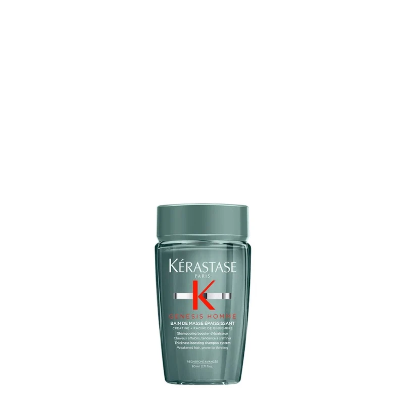 Shampoing booster d'épaisseur Bain de Masse Épaississant Genesis Homme - Pour cheveux affaiblis, tendance à s'affiner