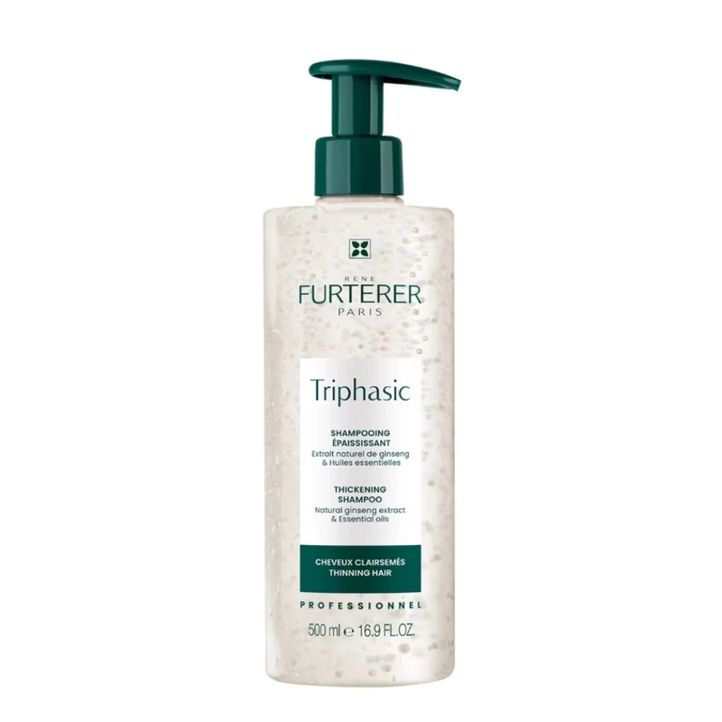 Shampoing épaississant "Triphasic" freine la perte de densité - Favorise la croissance des cheveux