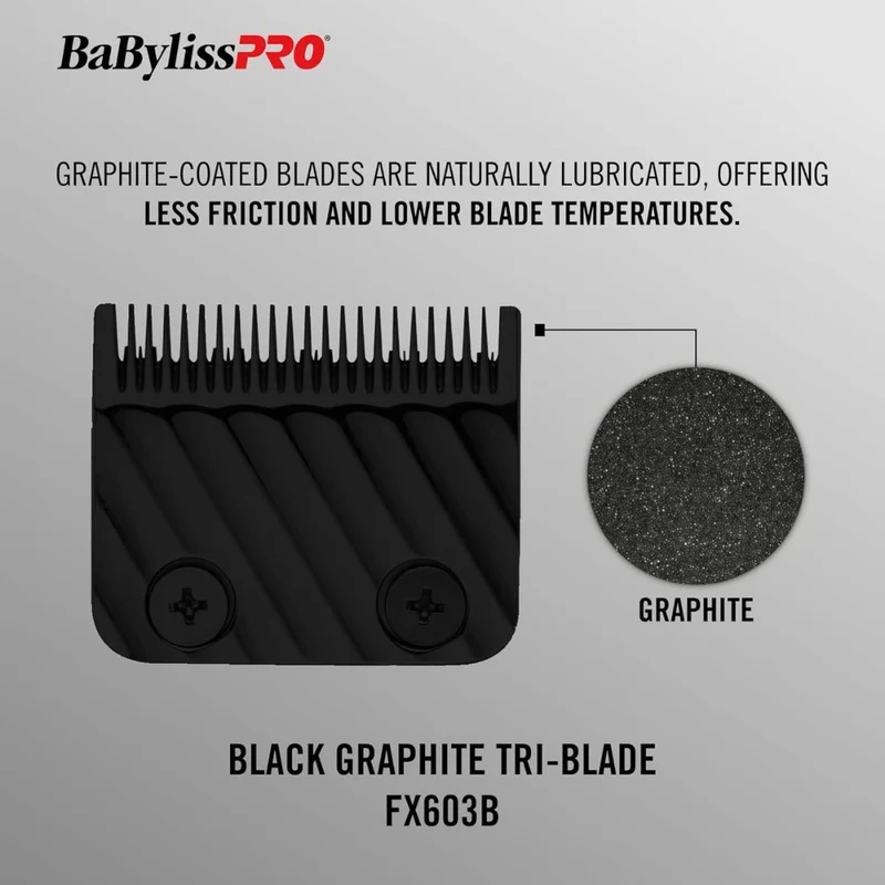 Lame de rechange pour tondeuse FX825 Lame de coin FX603B Graphite - Noir