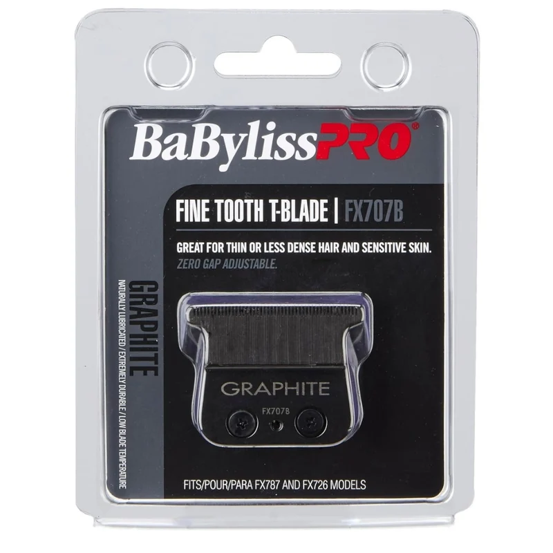 Lame de rechange pour tondeuse FX787 Lame en T à dents fines FX707B Graphite - Noir