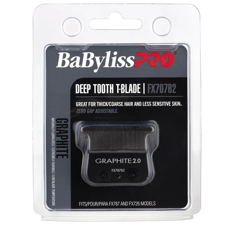 Lame de rechange pour tondeuse FX787 Lame en T à dents profondes de 2mm FX707B2 Graphite - Noir