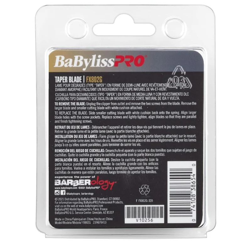 Lame de rechange pour tondeuse FX870 Lame conique FX802G DLC/Titanium - Or