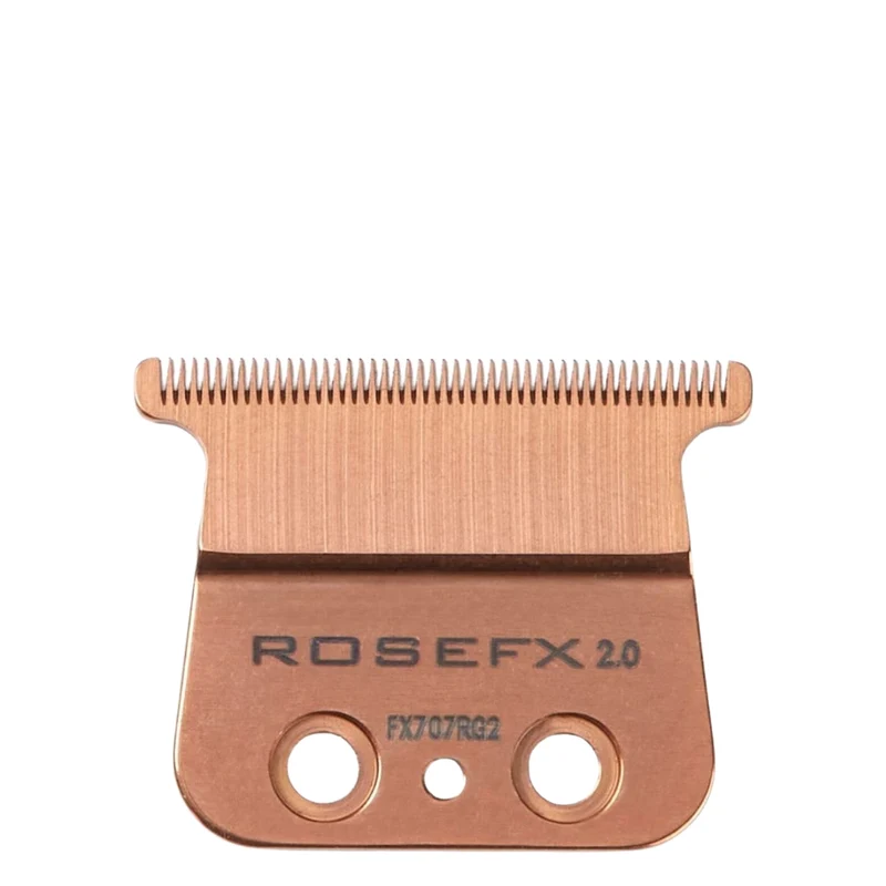 Lame de rechange pour tondeuse FX787 Lame en T à dents profondes de 2mm "FX707RG2" Titanium - Rose or
