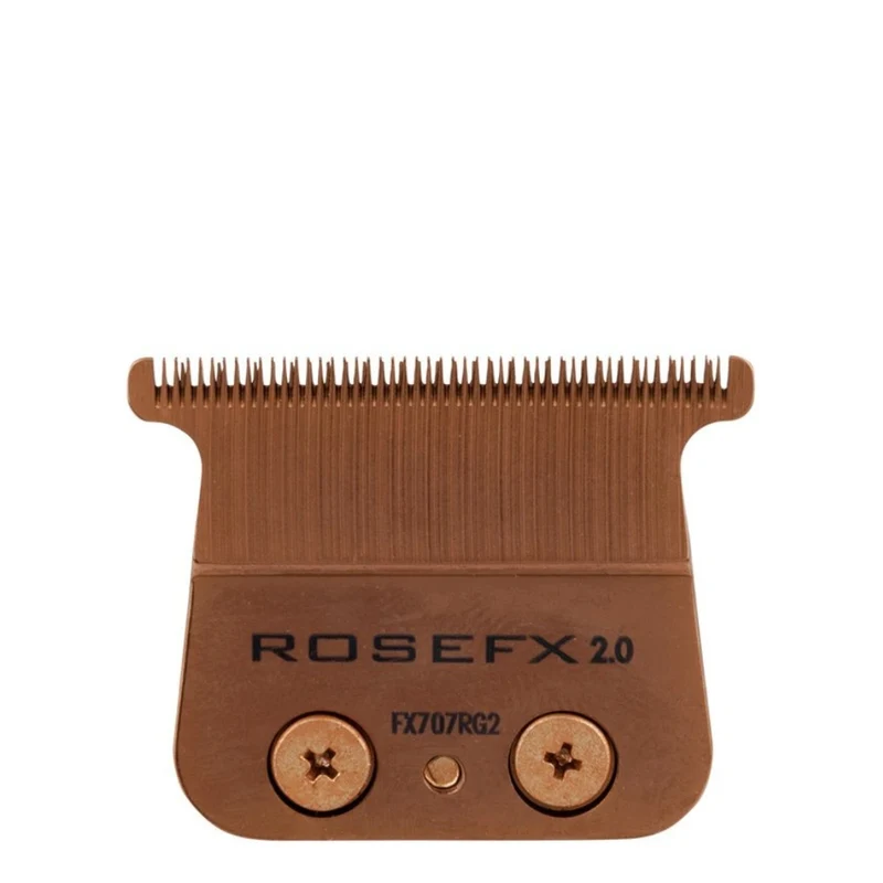 Lame de rechange pour tondeuse FX787 Lame en T à dents profondes de 2mm "FX707RG2" Titanium - Rose or