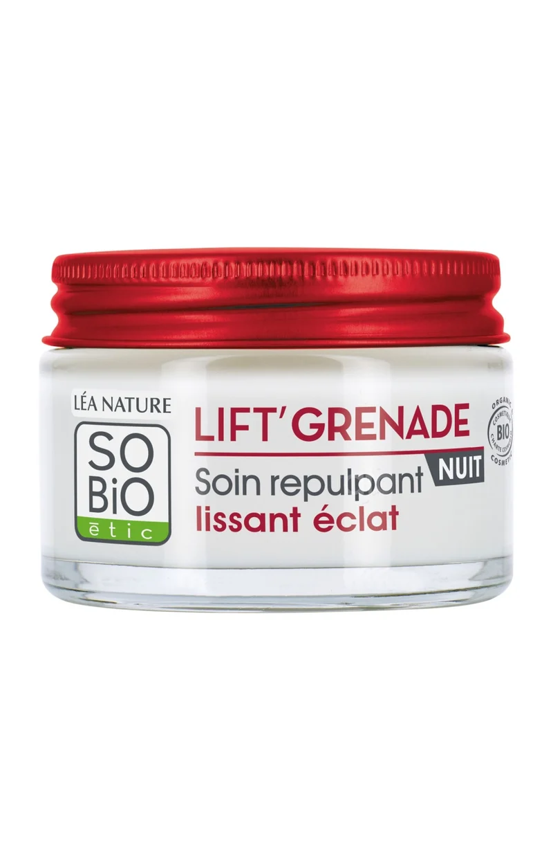 Soin de nuit repulpant lissant - Lift'Grenade - Peaux matures - 50 ml