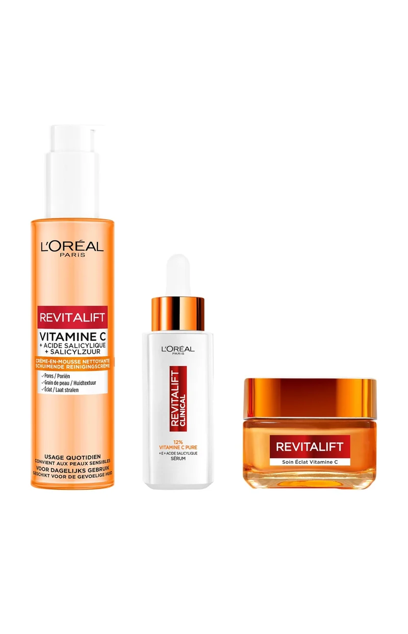 Routine vitamine C Revitalift Clinical - Vitamine C - Visage - 3 produits