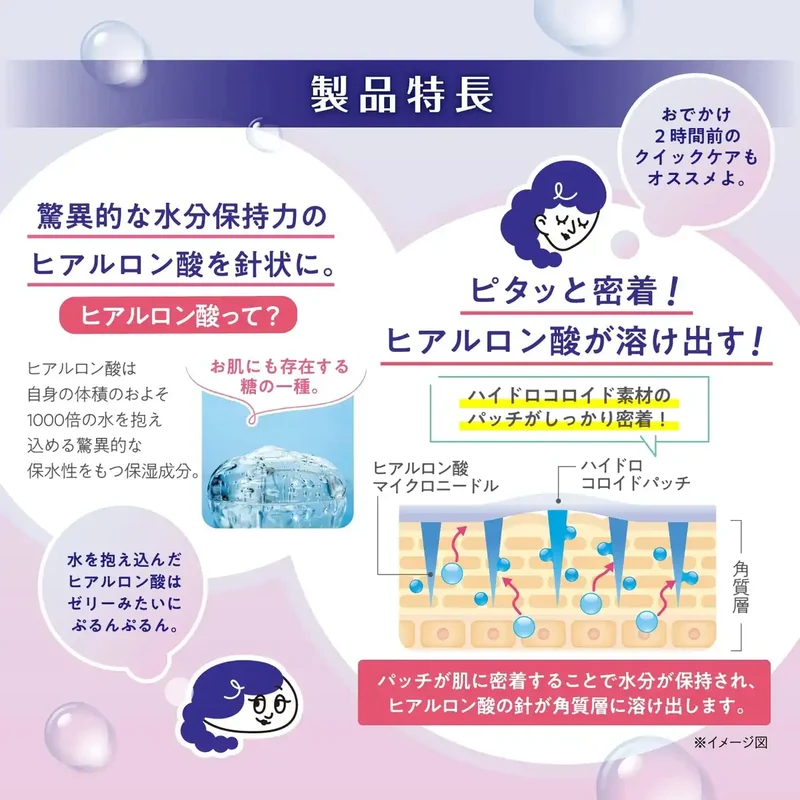 Clinilab Microneedle Patch 6pc Hyaluronic Acid for Radiant Firm Skin