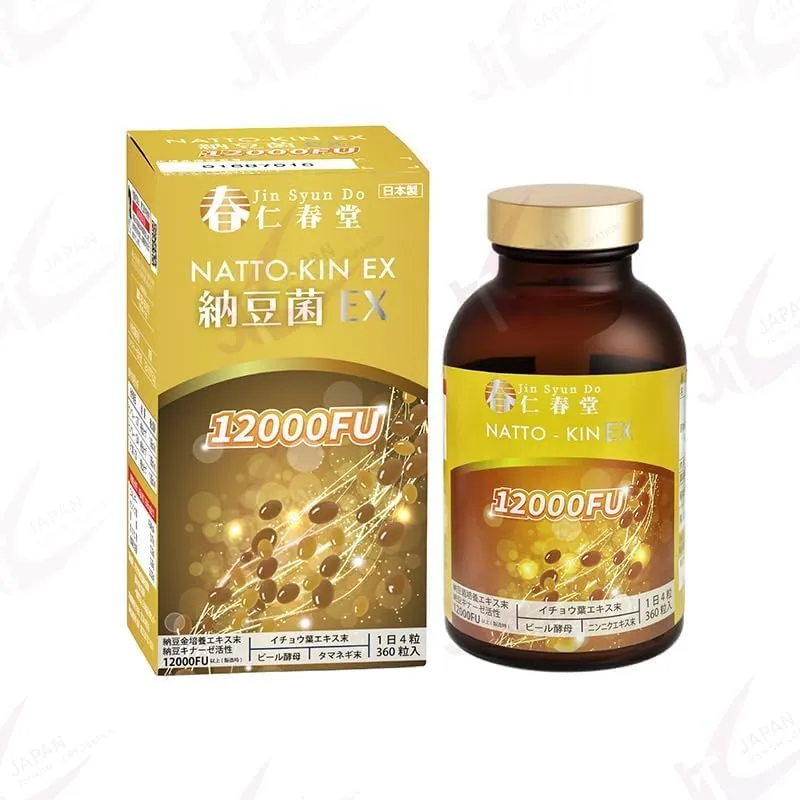 Jinshundo Natto Bacteria Ex 12000FU 3-Month Supply 62545