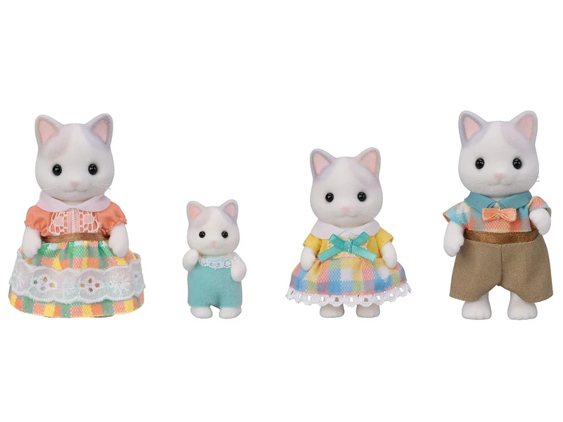 Epoch Sylvanian Families Latte Neko Dollhouse Toy Fs-52 St Mark Certified for Ages 3+