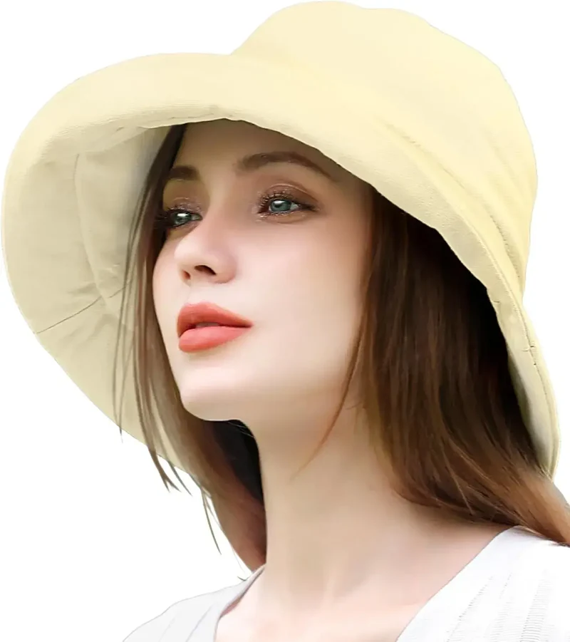 Classic Tokyo Label 100% UV Protection Sun Hat for Women