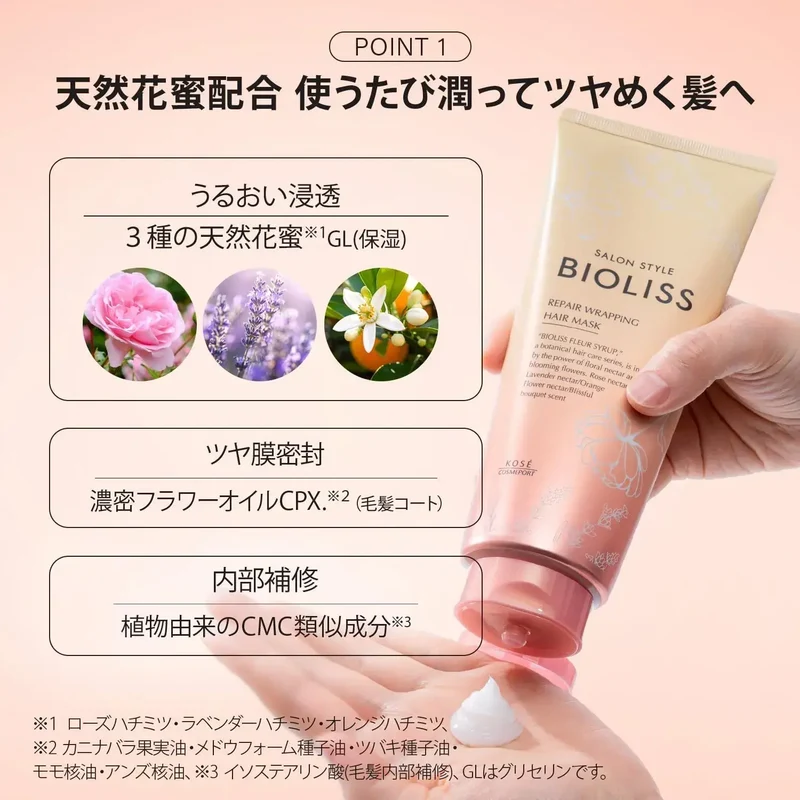 Salon Style Violis Fleur Syrup Hair Mask Treatment 200g