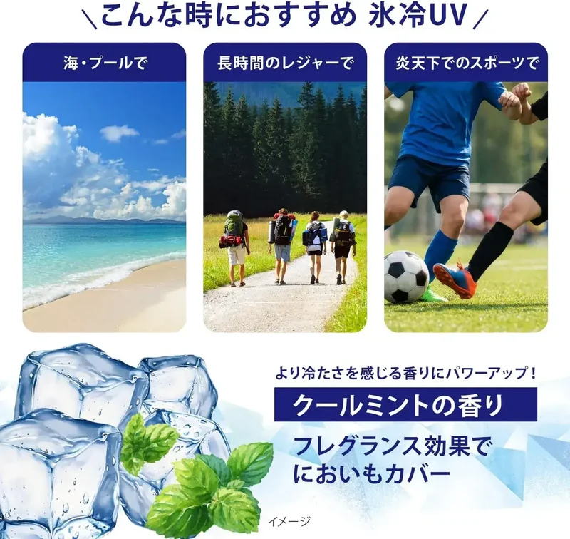 Kose Suncut Perfect UV Gel Cooling SPF50 PA++++ Waterproof 80g