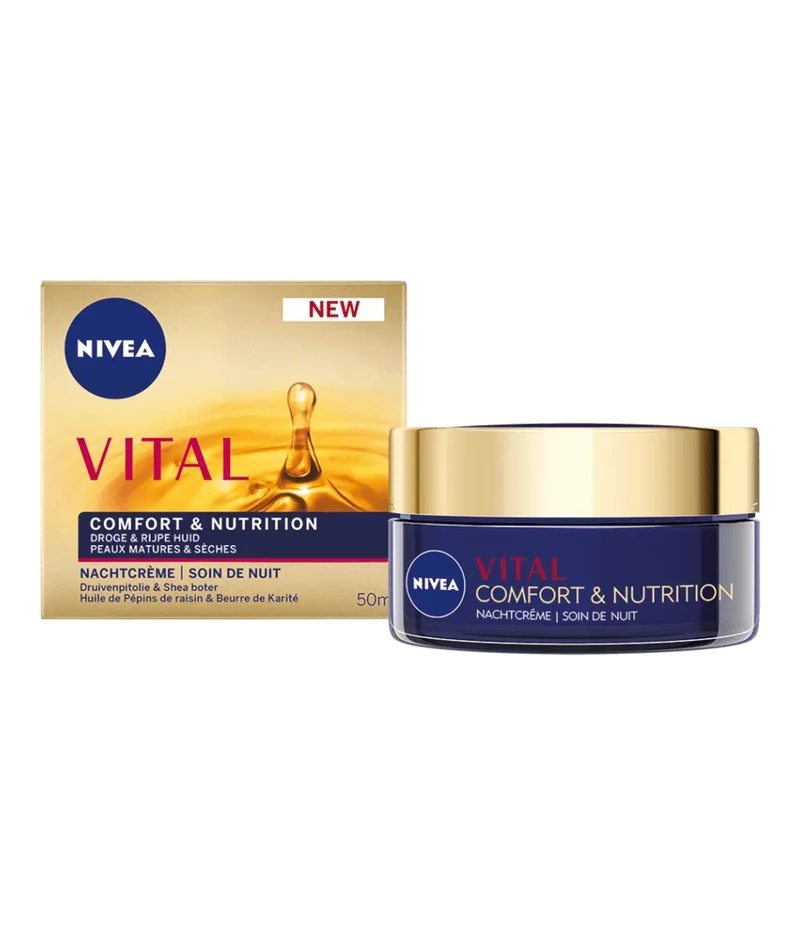 Nivea Vital Comfort & Nutrition Nachtcrème - 50 ml