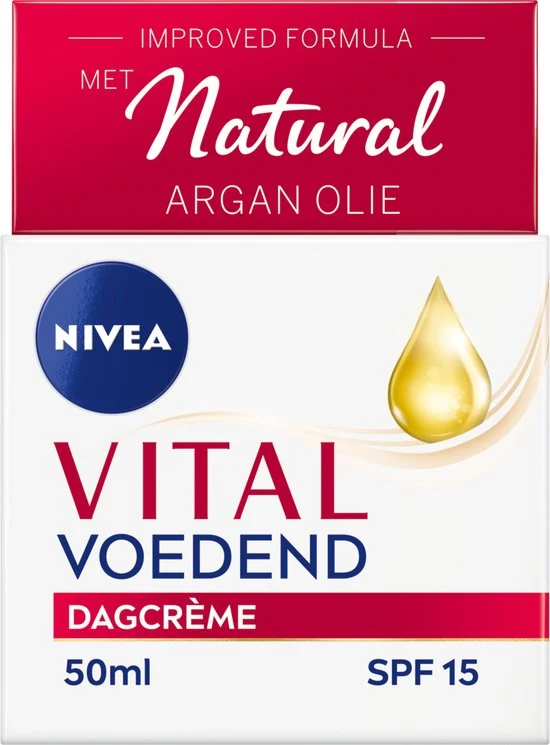 NIVEA VITAL Anti-Rimpel Extra Voedende Dagcrème - SPF 15 - 50 ml
