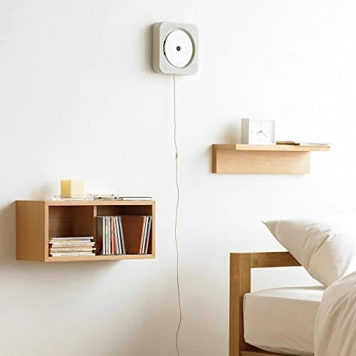 MUJI Wall Mount CD Player CPD-4 Radio Audio FM Remote Control White