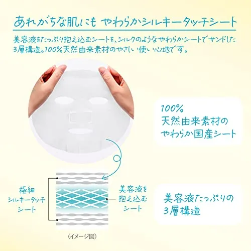 KOSE Clear Turn Sorry Skin Kininal Mask Face Mask 7sheets