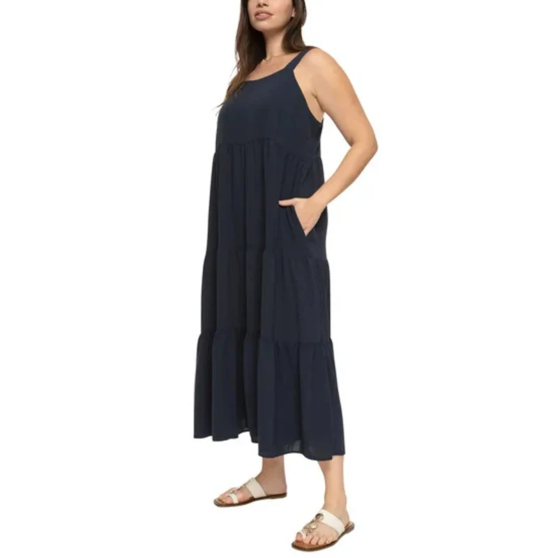 BLACK BOW - Robe Maxi pour Femme