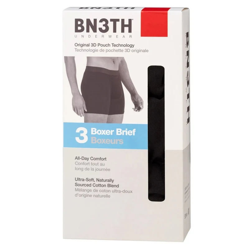 BN3TH - Paquet de 3 Boxers pour Homme