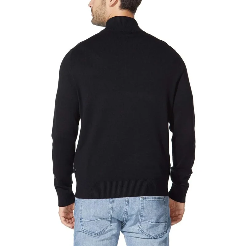 NAUTICA - Chandail à Fermeture à Glissière un Quart pour Homme