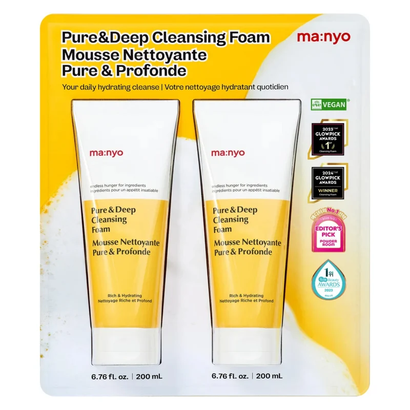 MA:NYO - Paquet de 2 Mousses Nettoyantes Pure et Profonde