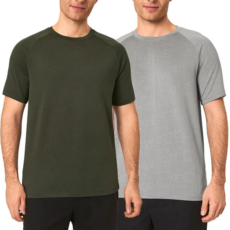 MONDETTA - Paquet de 2 Chandails Raglan Actif pour Homme