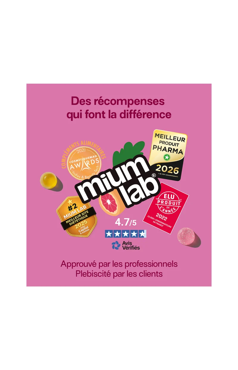 Recharge - Gummies Cheveux et Ongles - Pousse et renforcement - 1 mois