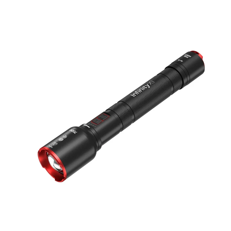 INFINITY X1 - Lampe de Poche à Alimentation Hybride de 7000 Lumens