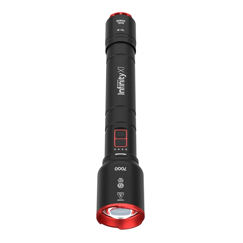 INFINITY X1 - Lampe de Poche à Alimentation Hybride de 7000 Lumens