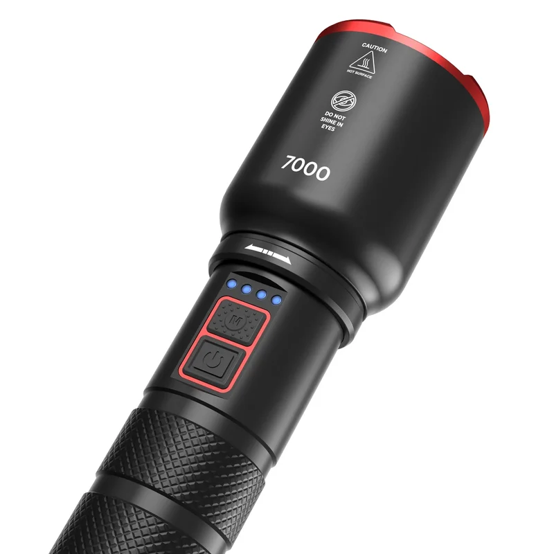 INFINITY X1 - Lampe de Poche à Alimentation Hybride de 7000 Lumens