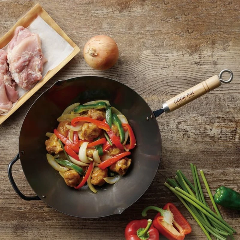 COOK-PAL - Wok de 14,17 po (36 cm) avec Traitement Thermique Spécial