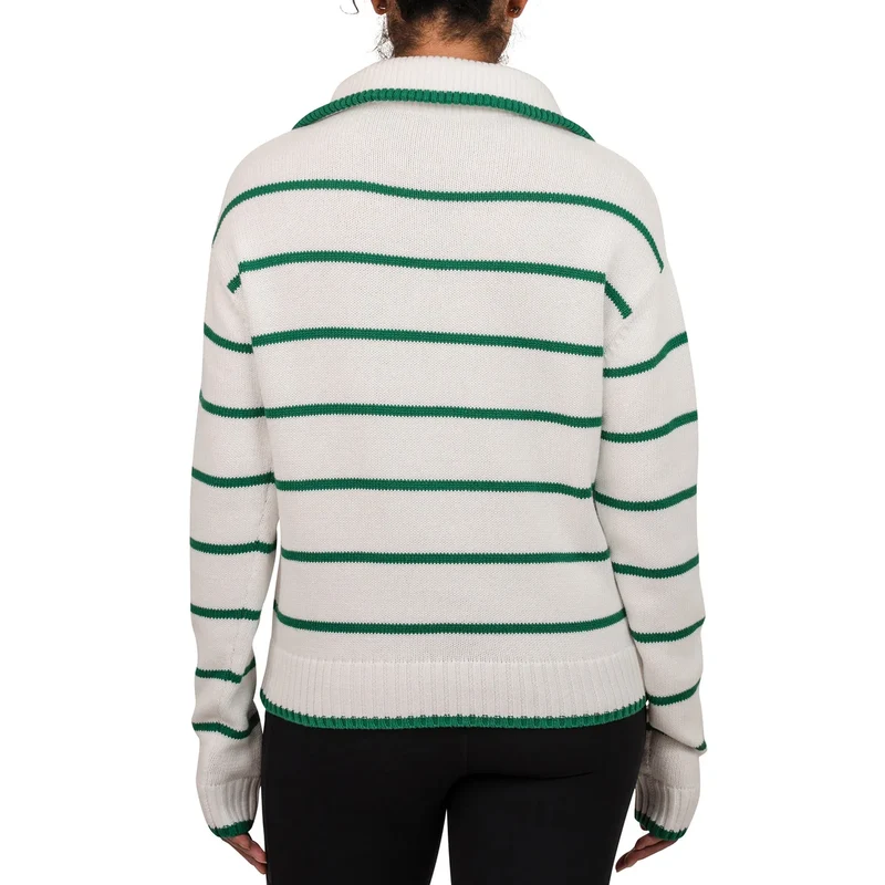 UNITED COLORS OF BENETTON - Chandail à Glissière un Quart pour Femme