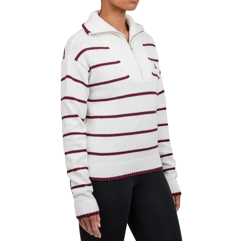 UNITED COLORS OF BENETTON - Chandail à Glissière un Quart pour Femme