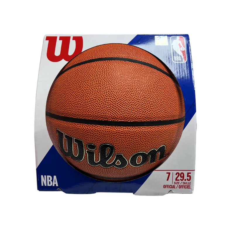 WILSON - Ballon de Basketball Signature Series Taille Officielle NBA