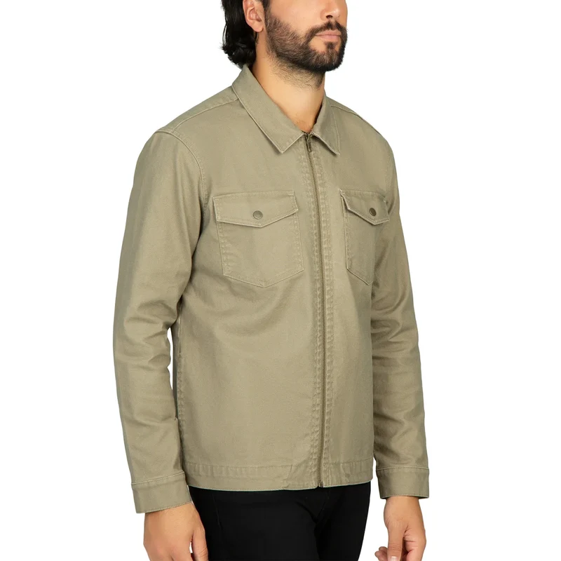 REALTREE - Veste en Toile à Fermeture à Glissière pour Homme