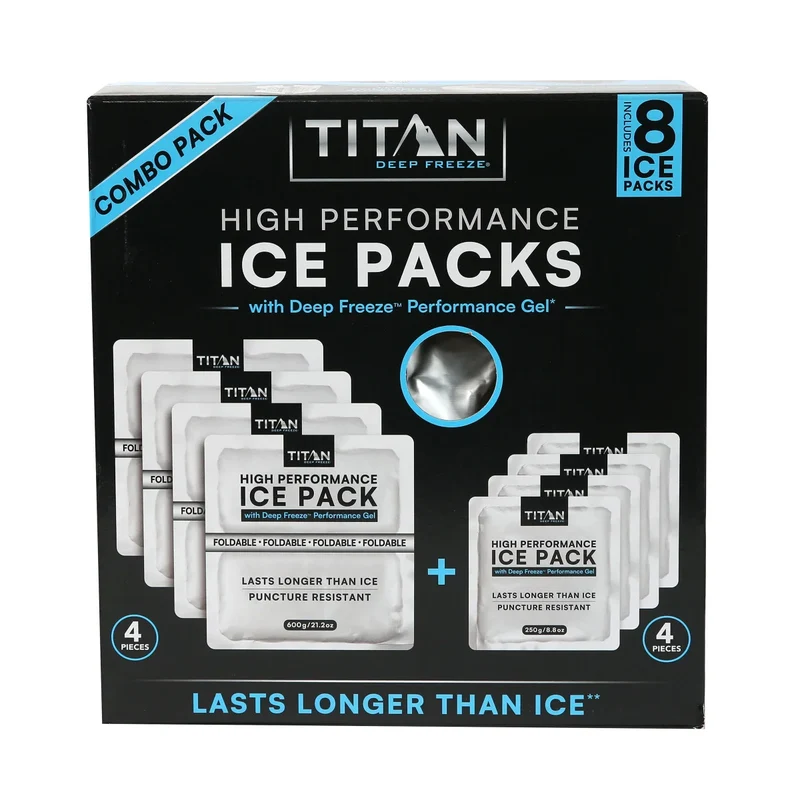 TITAN - Paquet de 8 Sachets Réfrigérants