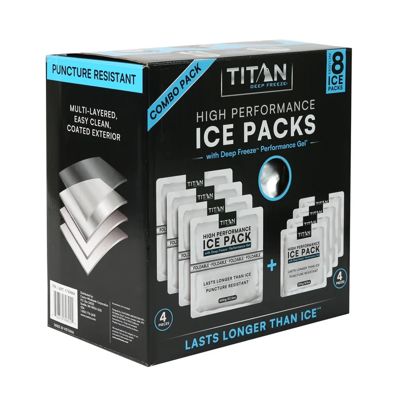 TITAN - Paquet de 8 Sachets Réfrigérants