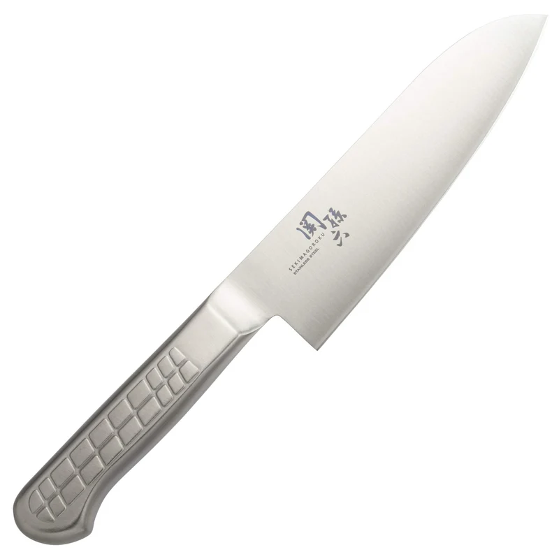 KAI Seki Magoroku All Stainless Santoku Knife 170mm 165g